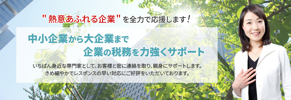 千代田区・港区の女性税理士公認会計士事務所|会社設立から大企業の税務まで幅広く対応